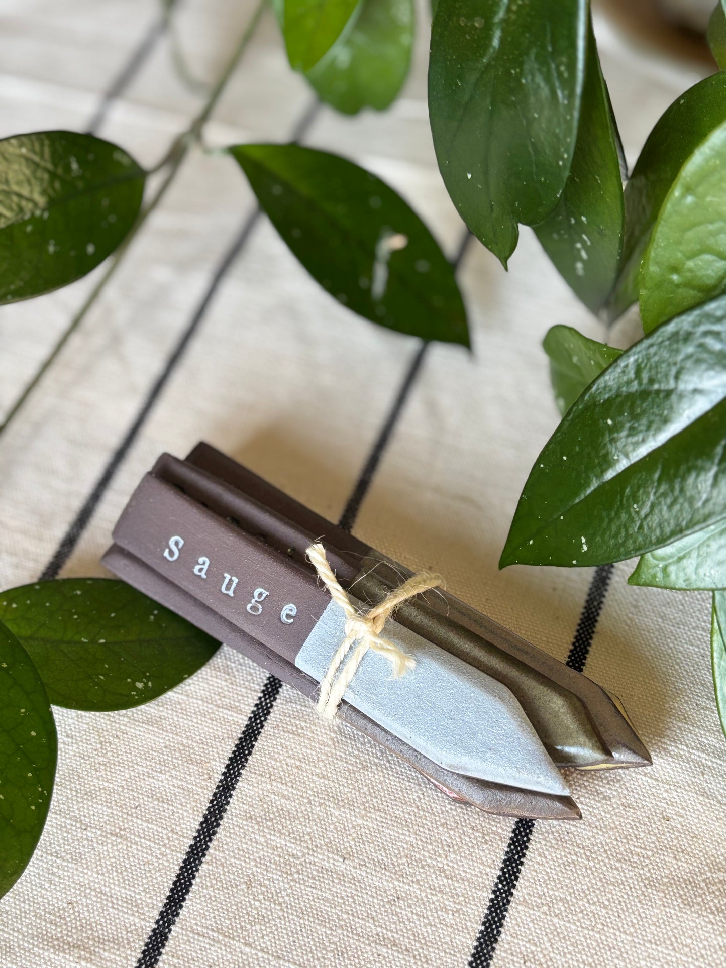Étiquette marqueur de jardin pour fines herbes