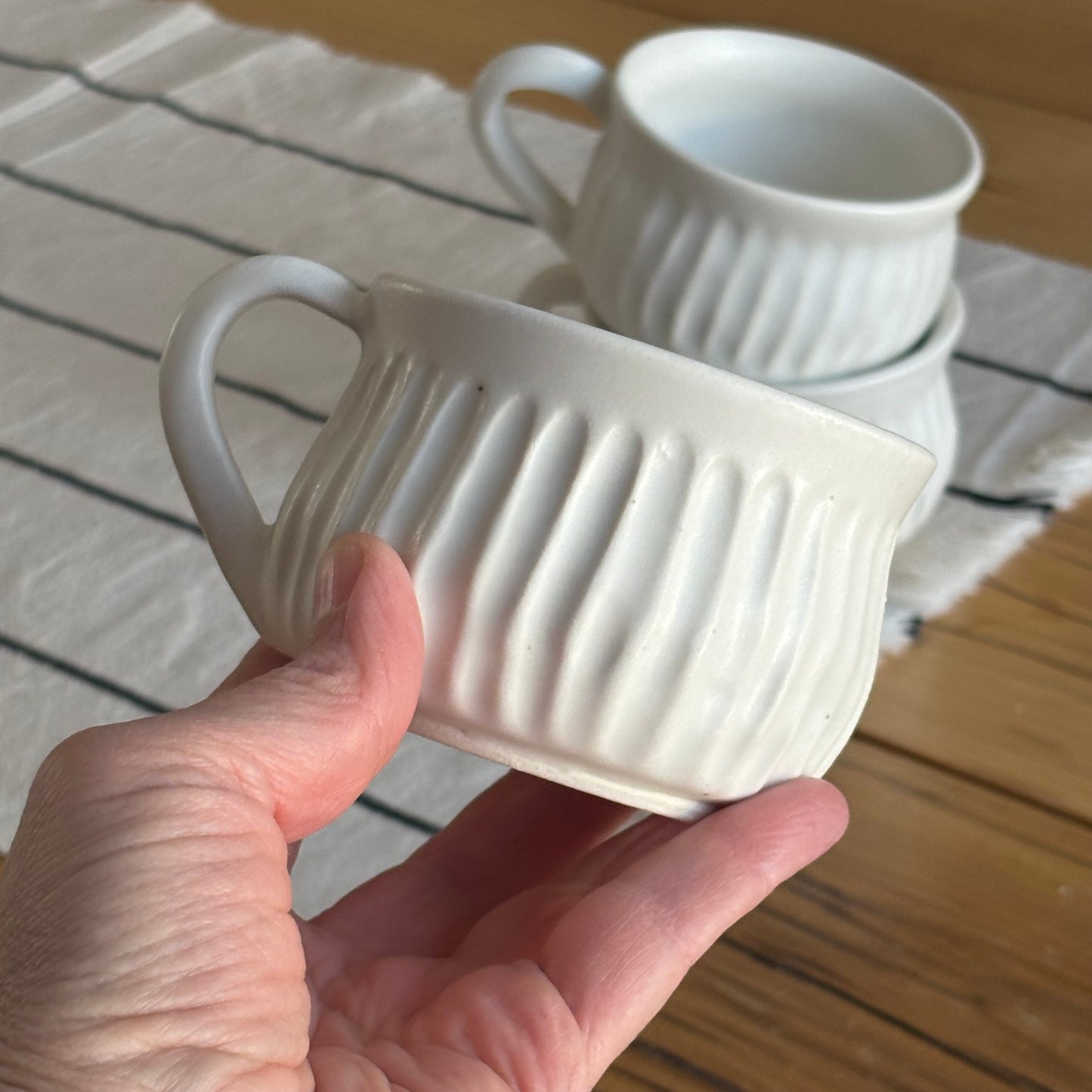 Tasse blanche GUIMAUVE