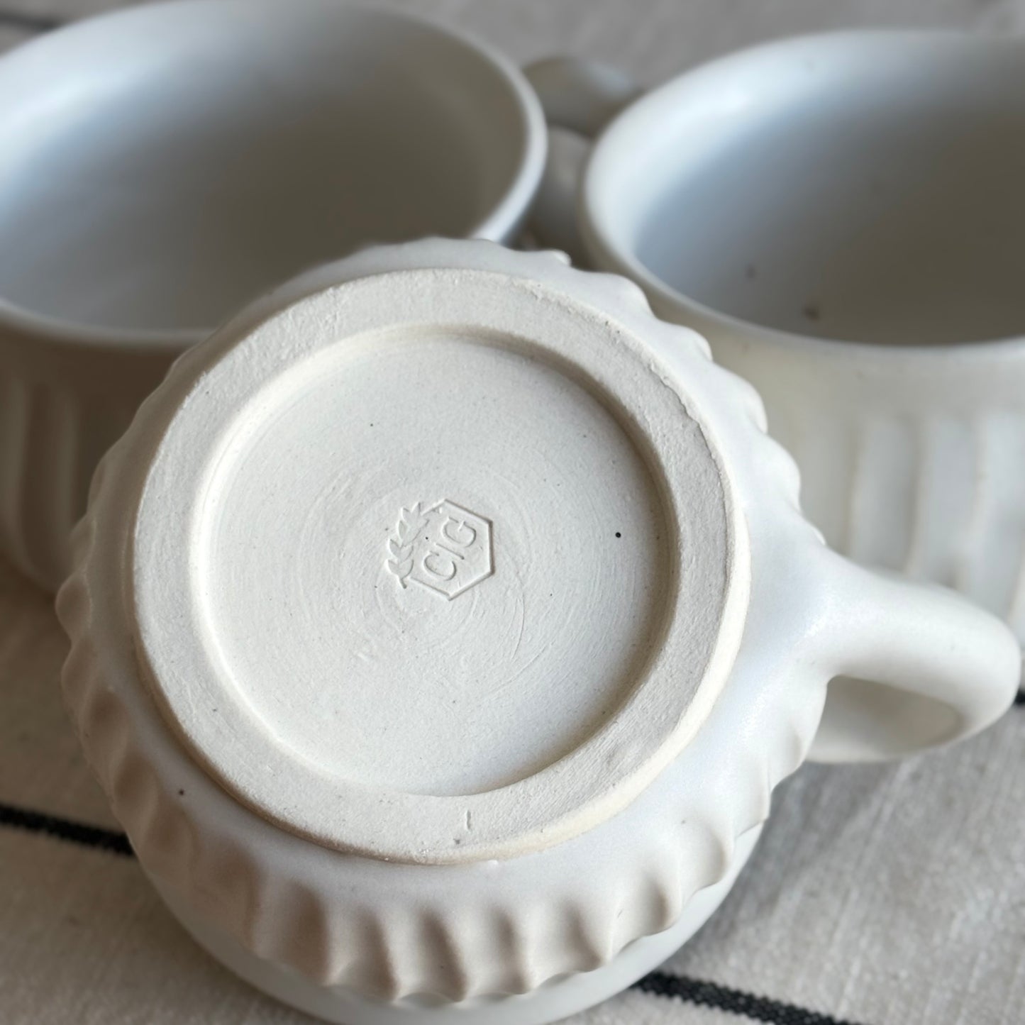 Tasse blanche GUIMAUVE