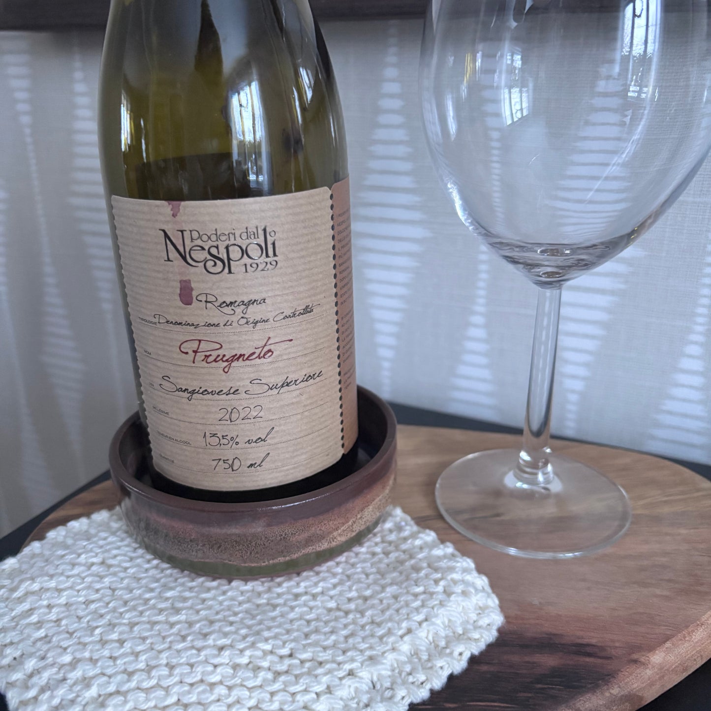 Sous-bouteille de vin