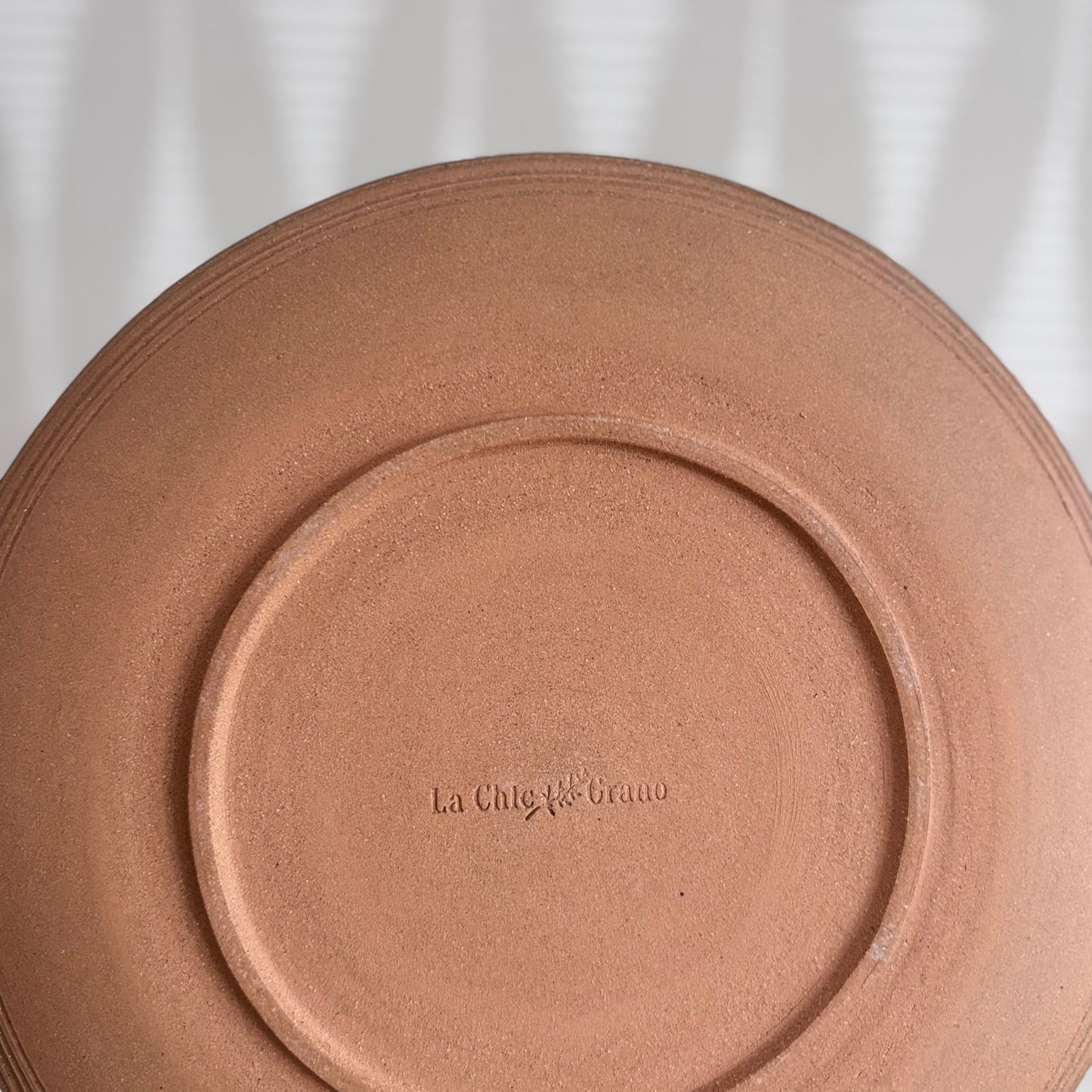Assiette en céramique CRÈME-CARAMEL