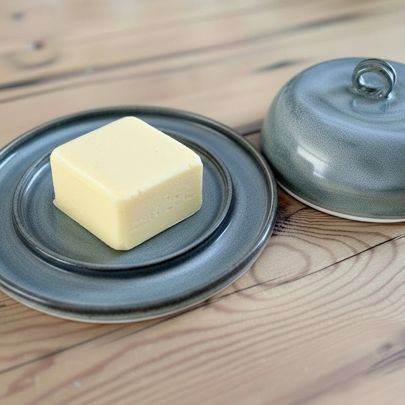 Beurrier Cendré en céramique