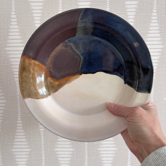 Assiette creuse Terre de Sienne